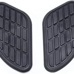 Gate 7 Durable Adhesive Water Resistant Tank Protection Bike Thigh Pad for Jawa 42, Jawa Perak, Jawa Classic Motorcycle (Black, Set of 2)-image-43