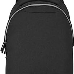 Unisex Basic Backpack | Water Resistant Polyester | For Work, Gym, School & Travel | Black-image-89