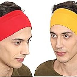 Workout Headband for Women & Men - Wide, Moisture Wicking & Non-Slip Exercise Hairband or Sports Sweatband - Keep Your Hair in Place - Performance Stretch & Ideal for Running & Yoga-image-79