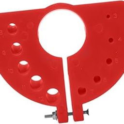 THE STYLE SUTRA Drill Bit Sharpener Portable Multifunctional Drill Bit Sharpening Guide Tool Red-17