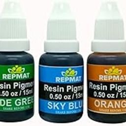 REPMAT Resin Pigment Set, 5 Colours 15ml Each, Multi-Colour Craft Dye for Art and Jewellery Making-picture-10