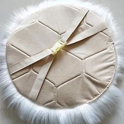 MYADDICTION Fluffy Faux Fur Seat Cushion Pad Artificial Sheepskin Mat Hot Pink 40cm-image-20