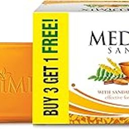 Medimix Sandal Ayurvedic Traditionally Made Bathing Bar Soap 125g (3 + 1 Combo Pack) | Infused with Sandal & Eladi Oil | Effective for Skin Blemish-picture-52