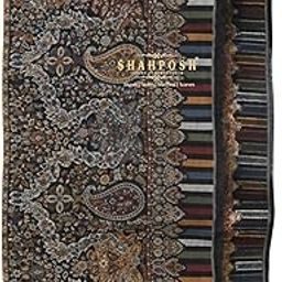 Luxury Paisley Pattern Shawl, Grey with Multicolour Border, Traditional Design-picture-24