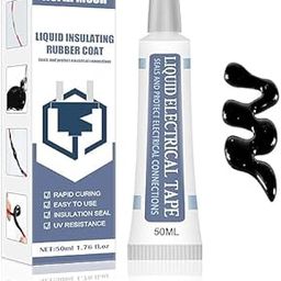 VLSYS Liquid Electric Band, Liquid Insulation High Temperature Glue, Insulated Electrical Tape Glue, Good Insulation, Waterproof Flame, Quick Drying Liquid Electrical Band (Black)-image-27
