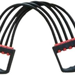 3NH® Gym Adjustable 5-Spring Rubber Chest Expander Pull Stretcher Muscle Training (Chest Expander) Color Orange and Black-image-10