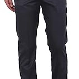 Men's Formal Trousers | Regular Fit Cotton-Polyester Blend | Flat Front, Lightweight, Non-Stretchable | Office Wear, Party & Casual Wear Pants | Comfortable, Durable, Versatile-image-106