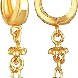 Vivastri Drop Bali Alloy Gold Plated Earrings for Women & Girls [VIVA2774ERG]-image-1