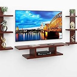 Odestar Dax Engineered Wood TV Entertainment Unit Walnut (Ideal for Upto 32")-image-95