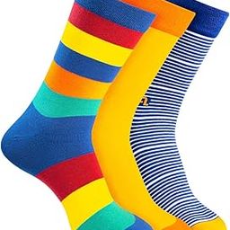 Designer Socks, World's Finest Cotton (Pack of 3 | Size: Free Size | Color: Multicolor | Length: Regular)-image-1