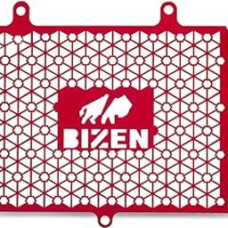 Bizen Bajaj Pulsar NS400 Premium Radiator Guard - Red-11