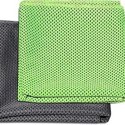 2 Pack Cooling Towel Soft Breathable Travel Ice Towel for Gym Fitness Workout Yoga Sport Running Camping Hiking'-image-2