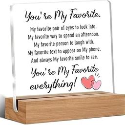 Bs amor Appreciation Gifts for Friends Family Coworkers, Clear Acrylic Plaque Sign Thank You for Being a Blessing in My Life,5x4 inches-image-34