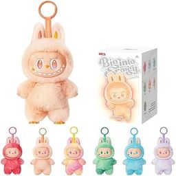 Gifts for Girls: Kawaii Bunny Plush Toy - Anime Charm Keychain & Backpack Clip - Colorful Cartoon Monster Figure Doll - Designer Fantasy Accessory for Purse & Bag-picture-1