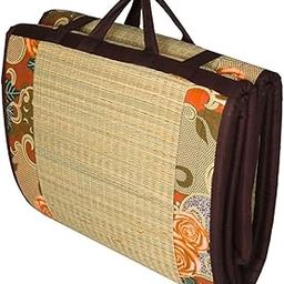 Foldable Bed 6 * 4 ft – Natural Handwoven Sleeping Mat | Eco-Friendly, Cushioned, Washable Paai Bed for Home & Outdoor Use | Traditional Indian Floor Mattress-image-92