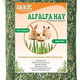 JiMMy Pet Products Alfalfa Hay For Rabbit Premium Select For Rabbit Hay Guinea Pig & Hamster (4.8 Kg), All Life Stages-image-4