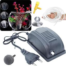 COLOURFUL - Aquarium Air Pump | Mini Aerator/Oxygen Pump for Aquarium Fish Tank or Pond | with Accessories | 2.5w (1 Way - BL-106, Combo - 1)-image-8