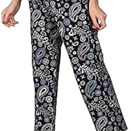 Printed Multicolor Women's Cotton Pyjama Bottom, Cotton Export Fabric, Pyjama for Women, Women's Leisure Wear, Night Pajama for Women-picture-7