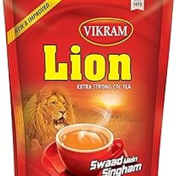 VIKRAM Lion Extra Strong Ctc Tea | From Upper Assam tea leaves | Premium Black Tea Powder | Strong, Flavorful, and Aromatic Blend Perfect for a Bold and Refreshing Brew | Loose Leaves - 1Kg-image-47