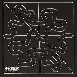Traceease 1 Piece Meander Stipple Quilting/Applique Inlay Template 8"x8" inches Stencils DIY Sewing Quilt Patchwork Templates for Quilting- 1/8" Thick Template-picture-8