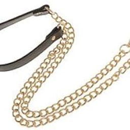 Metal + Leather Bag Chain Strap Replacement for Shoulder Bag 120cm Gold-picture-20