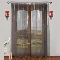 ADI Home Decor PVC Door Window Curtain, 0.25mm Eyelet AC Curtain, Transparent, Waterproof (7X 4 FEET Pack of 1 PCS.) (Length 9 FT. X Width 4.6 FT.)-image-2