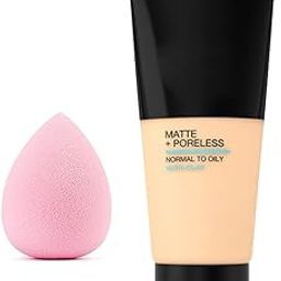 GEETA SWACHH Makeup Sponge Beauty Blender Puff + Skin Tint Mattifying Liquid Foundation | Medium Coverage, Matte Finish, Breathable | Tube Foundation Natural SET-2-picture-56