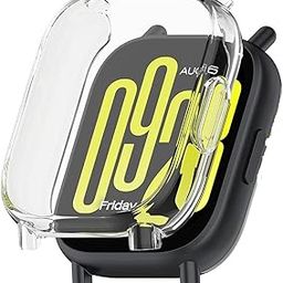 M.G.R.J® Soft & Flexible TPU Front Protection Case Cover for Redmi Watch 5 Lite (1.96" inch) (Transparent)-picture-17