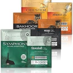 YOG InSenses Natural Dhoop Sticks Combo (Pack of 3) | Symphony, Bakhoor, Oyester | Lasts Upto 60 Mins | Calming Fragrance for Puja, Meditation-image-5