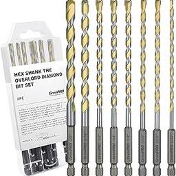 GRENPRO 8PC Gold Buster Drill, Hexagonal Shank, Boxed-image-6