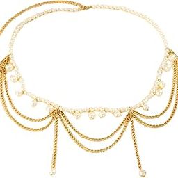 Snowy's Shop Multi-Layer Faux Pearl Tassel Body Chain, Adjustable Handmade Waist Chain for Women - Ideal for Casual Nightclub Parties and Festivals-image-95