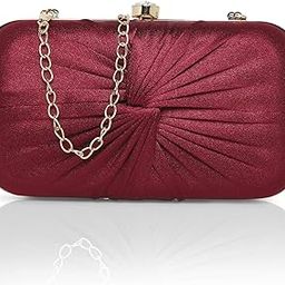 Women's Oval Frame Clutch | Detachable Chain Sling Strap | Ladies Purse Wallet-image-97