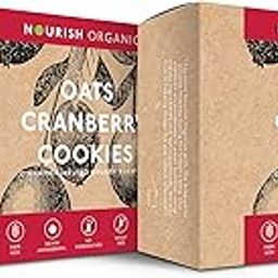Nourish Organics Oats Cranberry Cookies, 120gm each | Oats & Cranberries (Pack of 2) Rich in Fibre | Wheat Free | No Refined Sugar | Clean Label-image-21