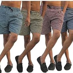 Men's Cotton Boxer (Pack Of 4) (CMB01_Multicolor_M)-24