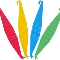 Dental Elastic Rubber Bands Placers for Braces, 10 PCS Disposable Plastic Orthodontic Elastic Placers Multi-color-image-54
