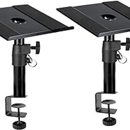 Softline Pro SP81 Desktop Clamp Studio Monitor Speaker Stand - Set of 2-24