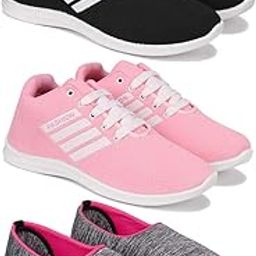 Sports (Walking & Gym Shoes) Running, Loafers, Sneakers Shoes for Women Combo(Zen)-1708-1704-1543 Multicolor (Pack of 3)-image-104