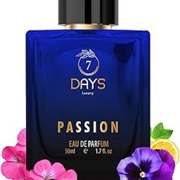 7 DAYS Luxury Passion Liquid Perfume For Unisex, 50ml - Musk-image-17
