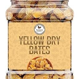Yellow Dry Dates | Dry Chuara | Pili Kharak | Sukha Khajur | Pili Chuara | Kharek | Healthy & Natural Yellow Dates | Dry Fruits | Jar Pack (1000GM)-image-97