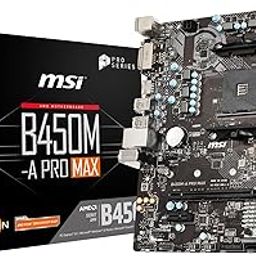 MSI B450M-A PRO MAX AMD AM4 DDR4 M.2 USB 3.2 Gen 1 HDMI M-ATX Motherboard-1