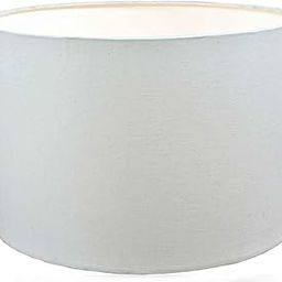 Global handicrafts Lamp Shades Cotton Fabric Modern Design 12" Inches | Burlap Crafts Table And Floor Lamps Only Shades Without Lamp (White)-10