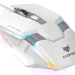 EvoFox Spectre USB Wired Gaming Mouse with Upto 3600 DPI Gaming Sensor | 6 Buttons Design | Upto 7 Million Clicks | 7 Colours Rainbow Lighting with Breathing Effect | 1.5m Braided Cable (White)-21