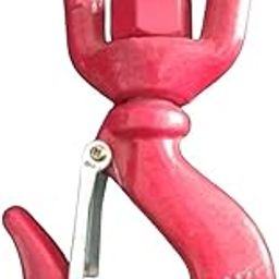 Swivel Lifting Hook Heavy Duty Steel Eye Sling Hook with Safety Latch for Crane Hoisting, Rigging & Lifting 360° Rotation, Secure Load Handling (1Ton)-20