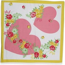 Pack Of 12 Women's Floral Multicolor Cotton Handkerchiefs 31X31 CM-H185-image-46