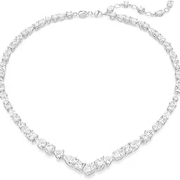 swarovski Women's Mesmera Necklace, Mixed Cuts, White, Rhodium Plated-picture-49