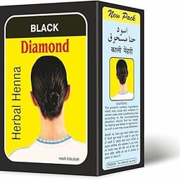Diamond Herbal Henna Black Hair Color Kali Mehendi,Natural Black, 60g(Pack of 1)-image-42