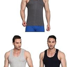 Men's Striped Regular Fit Vest (Colors-204-Derby-DGry(1)-G(1)-N(1)-85_Multicoloured-image-15