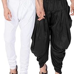 Men's Cotton Silk Blend Casual Style Relaxed Pants-picture-43