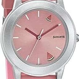 Play Pink Dial Women Watch with Plastic Strap-NS8992PP10W/NT8992PP10W-image-49