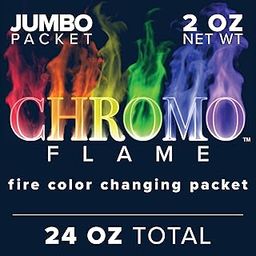 Flame Fire Color Changing Packets for Fire Pit, Campfire, Bonfire, Fireplace | Magic, Colorful, Rainbow, Mystic Flames | 24 oz Total, 12-2 oz Jumbo Packets-29